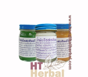 White , Yellow and Green Balm Ointment Osodthip Balm (Wat Pho Balm)