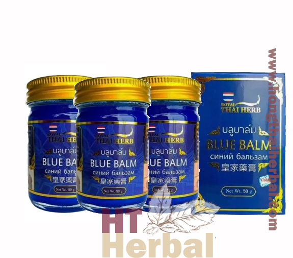 Royal Thai Herb Black Balm Blue Balm 3 PCS