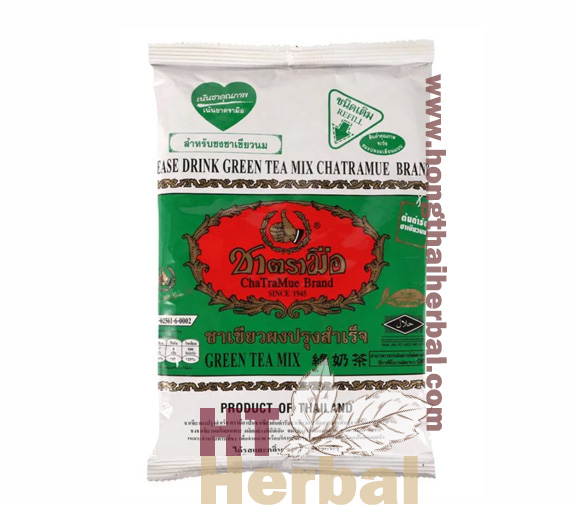 Cha Tra Mue Brand Thai Tea Thai Green Tea 200 G